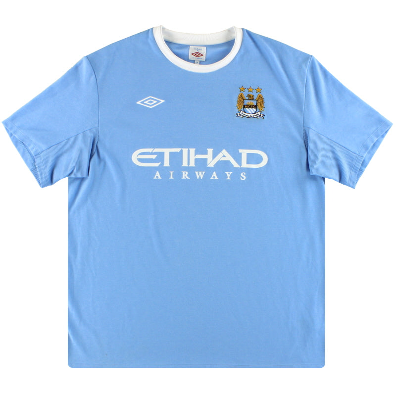 2009-10 Manchester City Umbro Home Shirt M Football Shirt