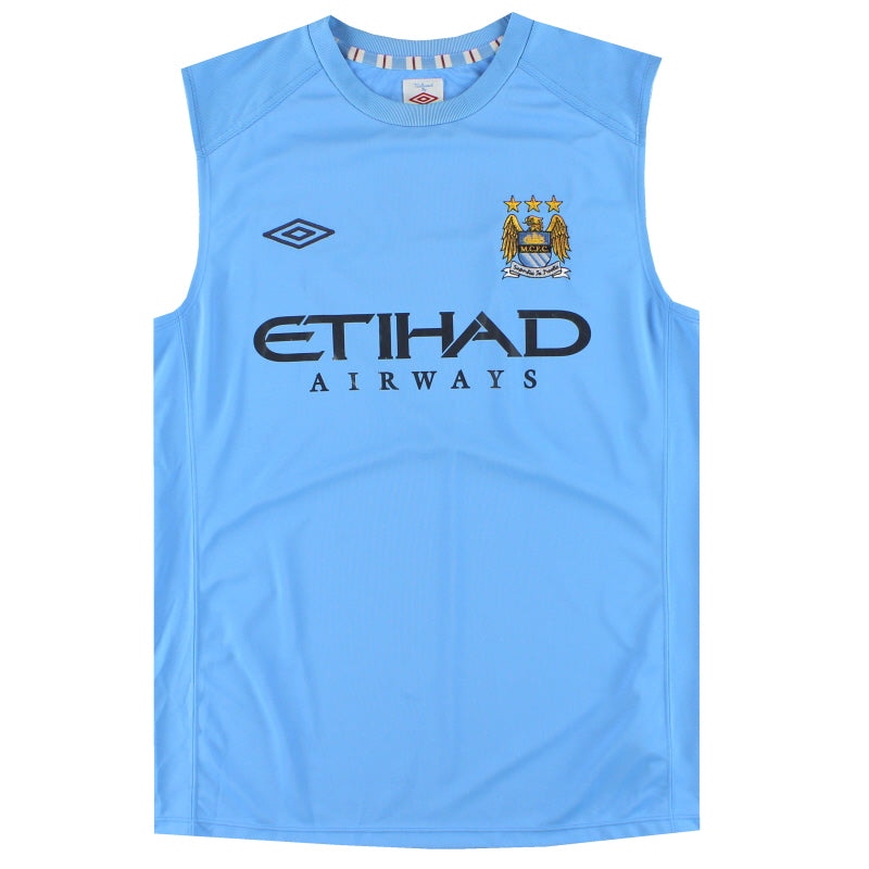2009-10 Manchester City Umbro Training Vest L Vest