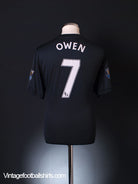 2009-10 Manchester United Away Shirt Owen #7 L Football Shirt