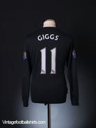 2009-10 Manchester United Away Shirt Giggs #11 L/S M Football Shirt