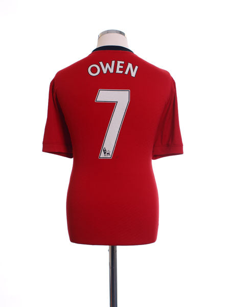 2009-10 Manchester United Home Shirt Owen #7 S Football Shirt