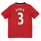 2009-10 Manchester United Nike Home Shirt Evra #3 *Mint* L.Boys Football Shirt
