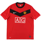 2009-10 Manchester United Home Shirt *Mint* L Football Shirt