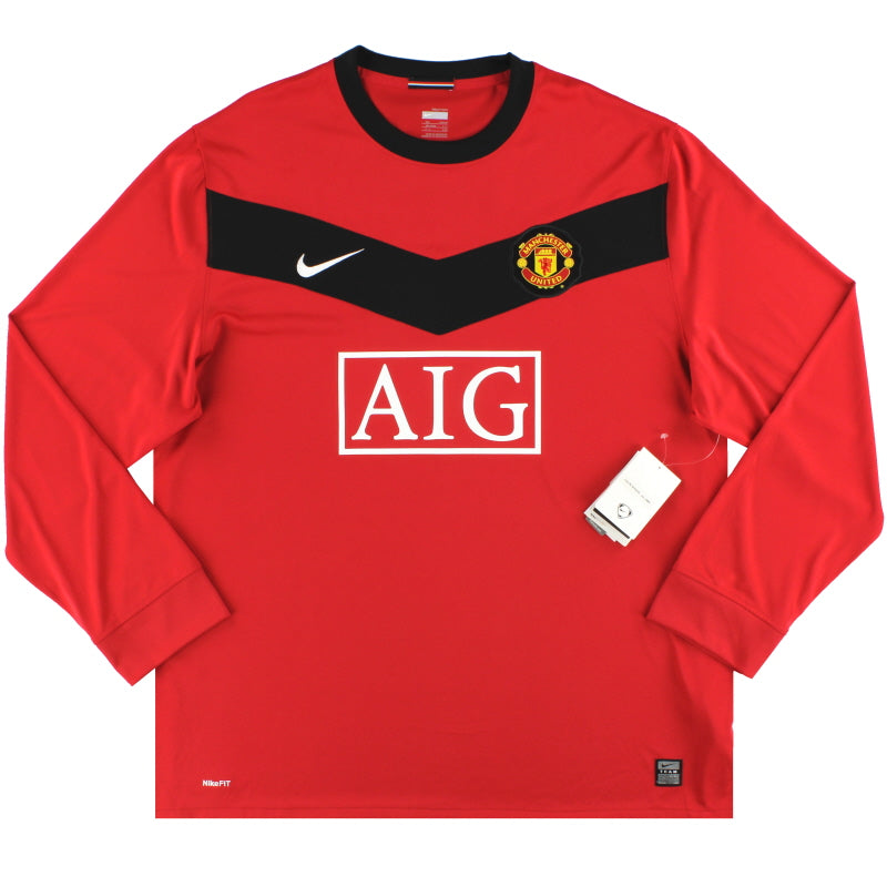 2009-10 Manchester United Nike Home Shirt L/S *w/tags* XXL Football Shirt