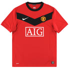 2009-10 Manchester United Nike Home Shirt L Football Shirt