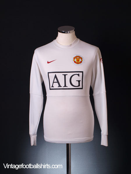 2009-10 Manchester United Training Jumper L/S S Sweatshirt