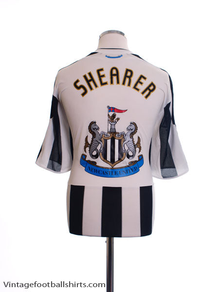 2009-10 Newcastle Home Shirt Shearer XL Football Shirt