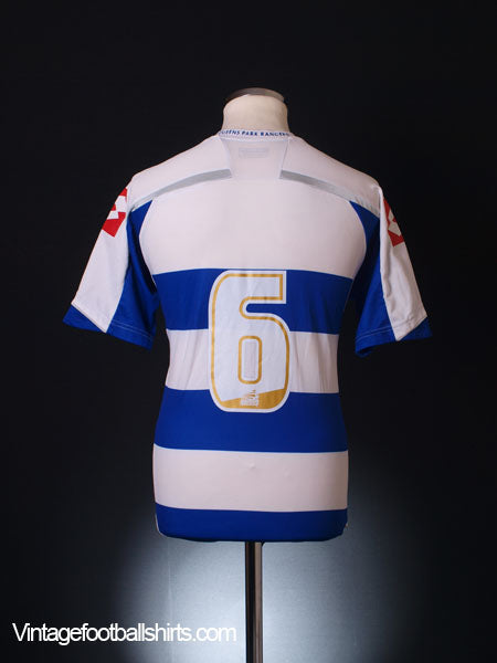 2009-10 QPR Lotto Home Shirt #6 L Football Shirt