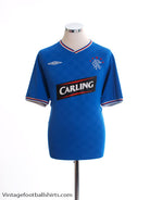 2009-10 Rangers Home Shirt L Football Shirt