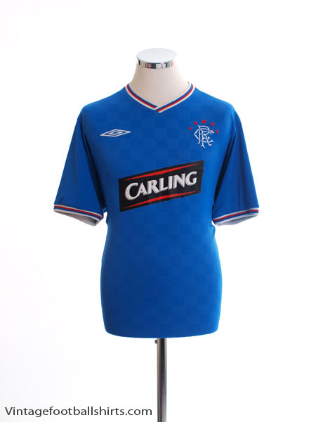 2009-10 Rangers Home Shirt L Football Shirt