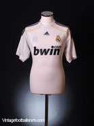 2009-10 Real Madrid Home Shirt XL Football Shirt