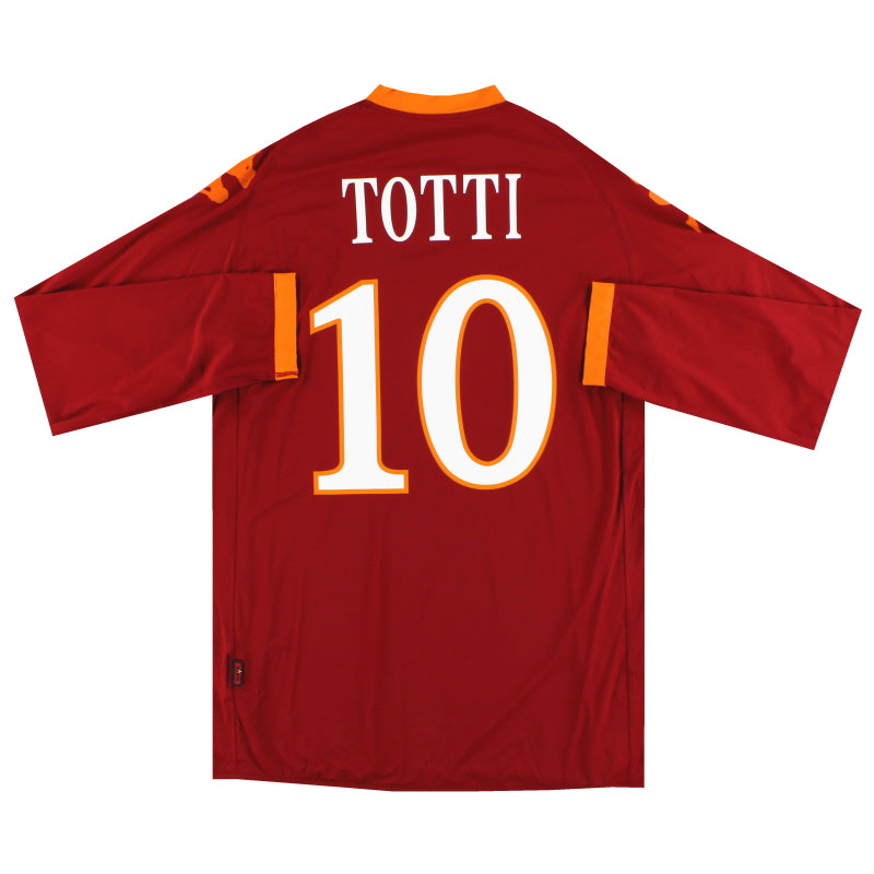 2009-10 Roma Kappa Away Shirt PI Totti #10 *As New* L/S XXL Football Shirt