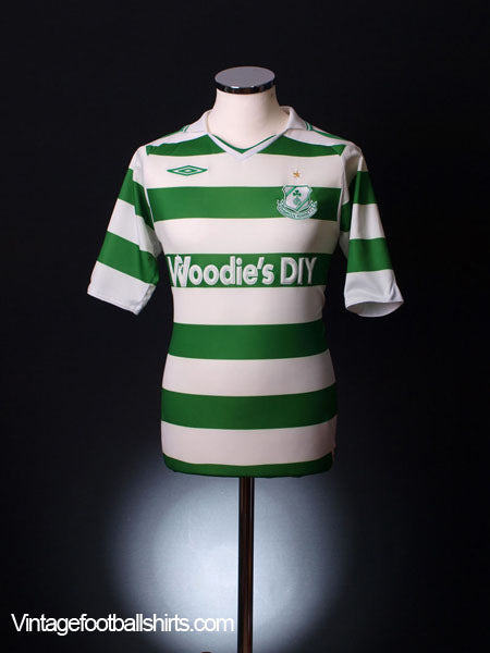 2009-10 Shamrock Rovers Home Shirt S Football Shirt