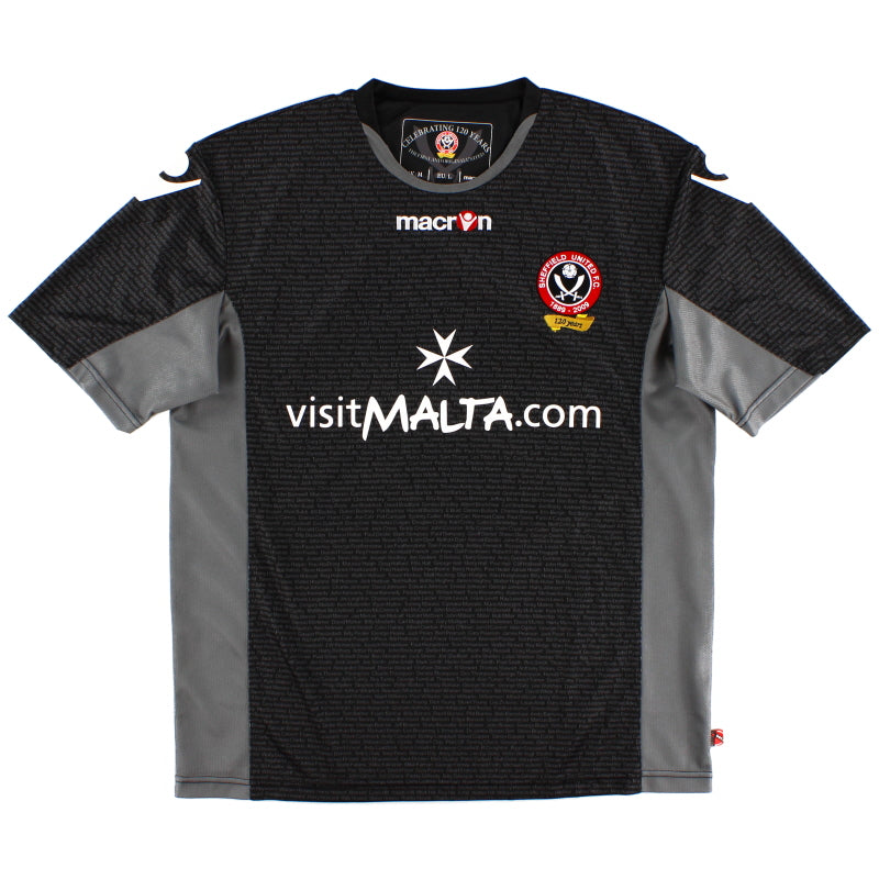 2009-10 Sheffield United Macron '120 Years' Third Shirt S Football Shirt