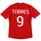 2009-10 Spain adidas Home Shirt Torres #9 L Football Shirt