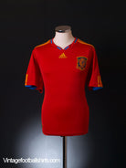 2009-10 Spain Home Shirt S Football Shirt