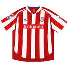 2009-10 Stoke Le Coq Sportif Home Shirt L Football Shirt