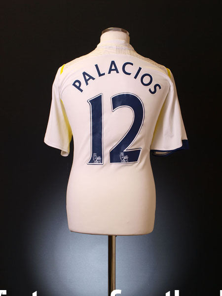 2009-10 Tottenham Home Shirt Palacios #12 XL Football Shirt