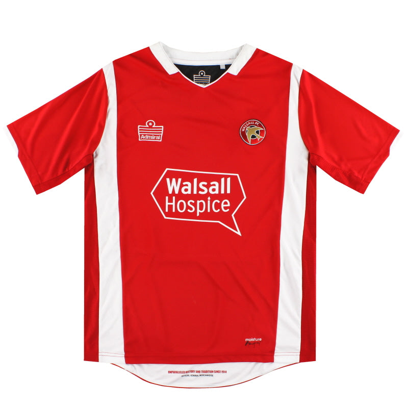 2009-10 Walsall Admiral Home Shirt L Football Shirt