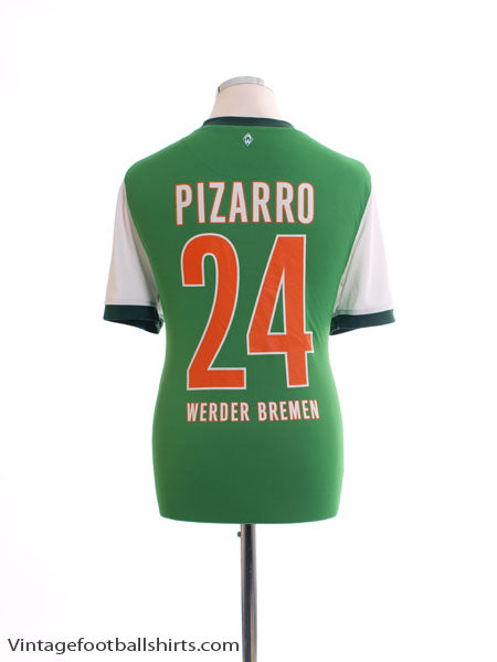 2009-10 Werder Bremen Home Shirt Pizarro #24 M Football Shirt