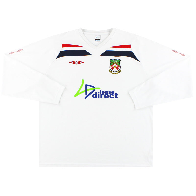 2009-10 Wrexham Umbro Away Shirt L/S XXL Football Shirt