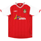 2009-10 Wrexham Umbro Home Shirt S Football Shirt