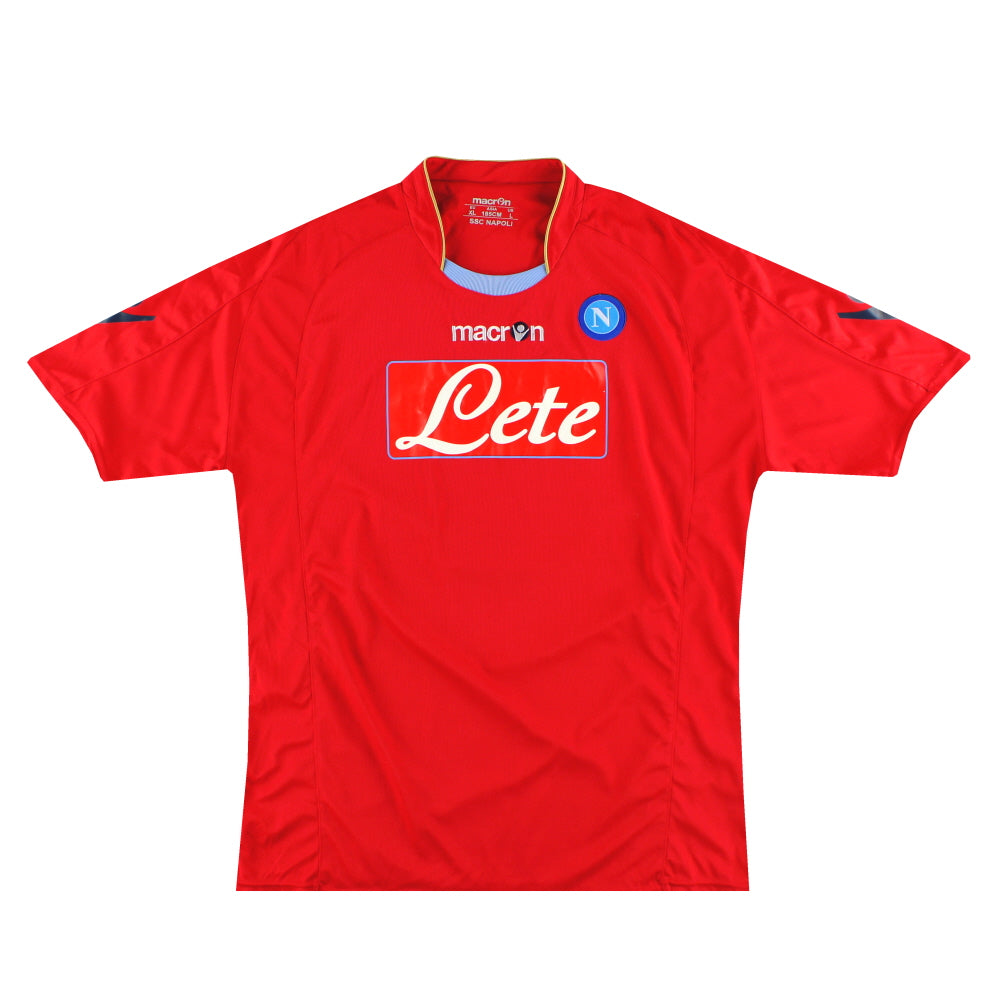 2009-10 Napoli Macron Third Shirt XL | Vintage Football Shirts