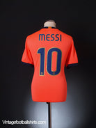 2009-11 Barcelona Away Shirt M Football Shirt