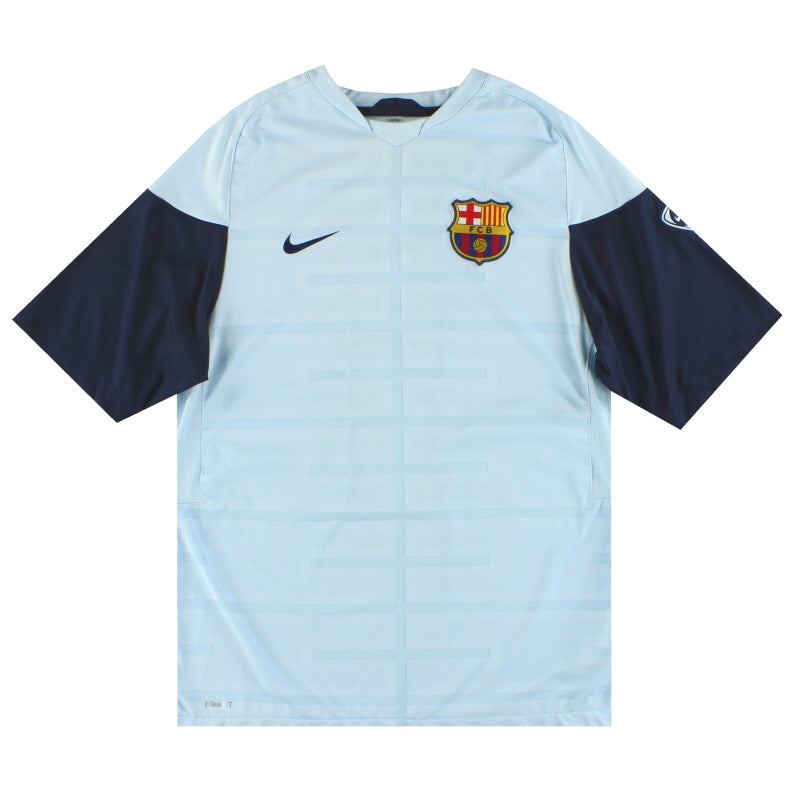 2009-11 Barcelona Nike Training Shirt *Mint* M Training Shirt