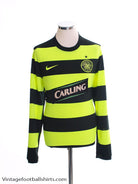 2009-11 Celtic Away Shirt L/S M Football Shirt