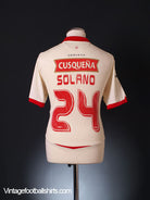 2009 Universitario de Deportes Home Shirt Solano #24 L Football Shirt