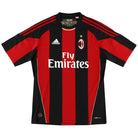 2010-11 AC Milan adidas Home Shirt S Football Shirt