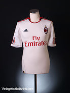 2010-11 AC Milan Away Shirt M Football Shirt