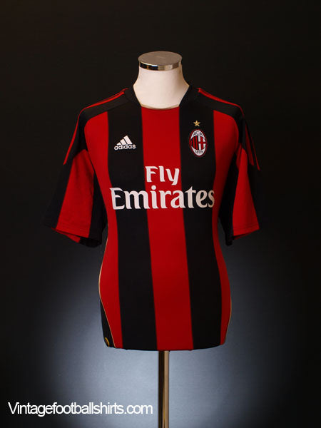2010-11 AC Milan Home Shirt M Football Shirt