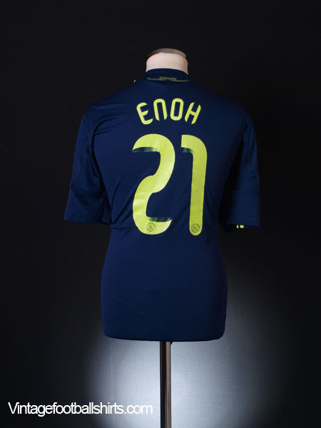 2010-11 Ajax Away Shirt Enoh #21 L Football Shirt