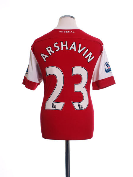 Maillot Arsenal 2010/2011 Domicile – Arshavin #23 – Longues Manches – Taille M