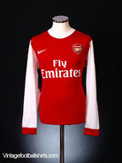 2010-11 Arsenal Home Shirt L/S S Football Shirt