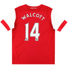 2010-11 Arsenal Nike Home Shirt Walcott #14 L Football Shirt