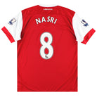 2010-11 Arsenal Nike Home Shirt Nasri #8 L Football Shirt
