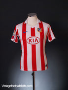 2010-11 Atletico Madrid Home Shirt L Football Shirt