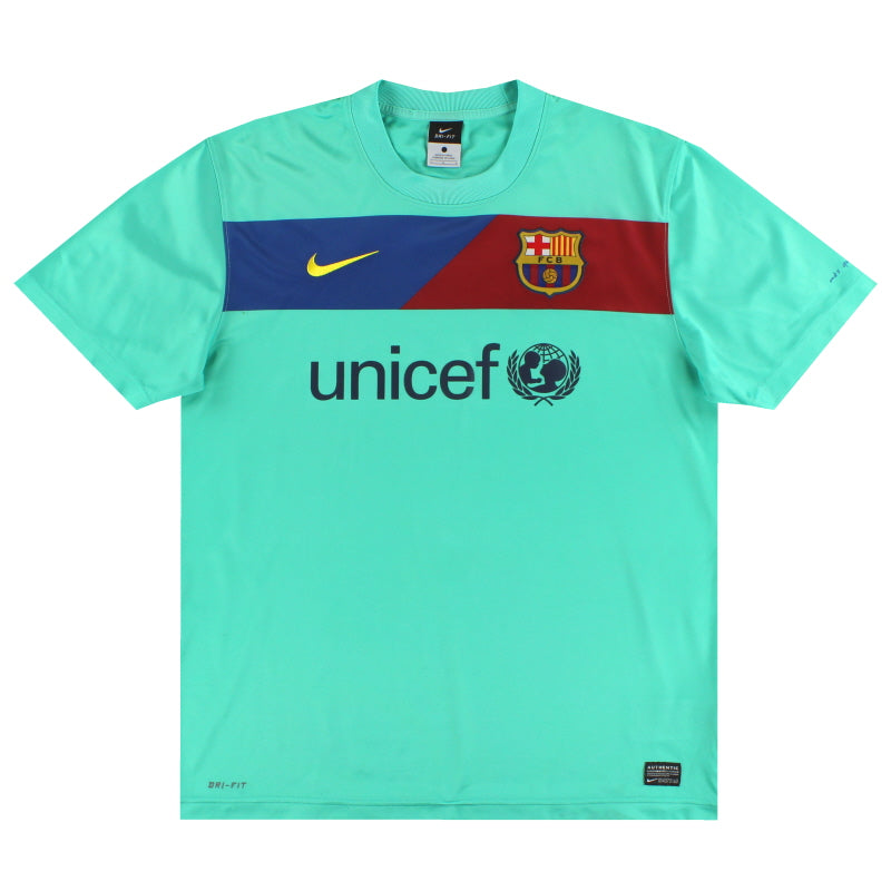 2010-11 Barcelona Nike Basic Away Shirt L Football Shirt