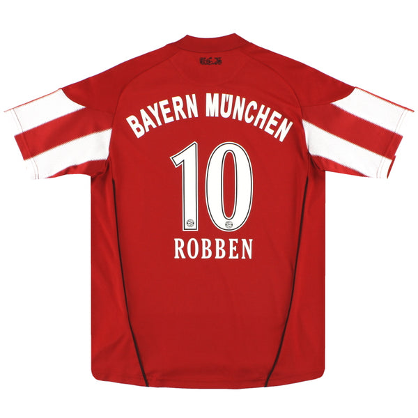 Bayern München adidas シャツ 2010-2011 Camisa Bayern de Munique Retrô 2010/2011 Vermelha e Branca - Adidas