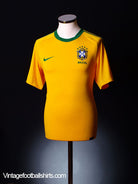 2010-11 Brazil Home Shirt L.Boys Football Shirt