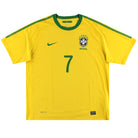 2010-11 Brazil Nike Home Shirt #7 XL Football Shirt