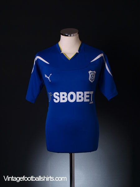 2010-11 Cardiff City Home Shirt M Football Shirt