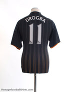 2010-11 Chelsea Away Shirt Drogba #11 *Mint* M Football Shirt