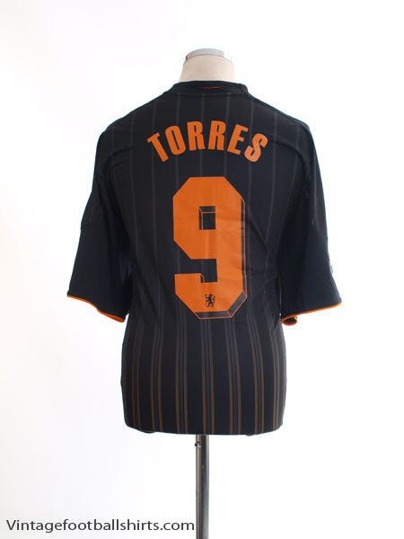 2010-11 Chelsea Champions League Away Shirt Torres #9 XL Football Shirt