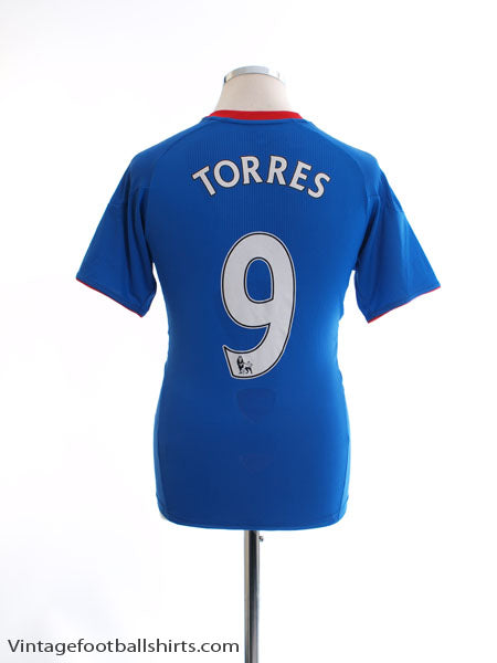2010-11 Chelsea Home Shirt Torres #9 Y Football Shirt