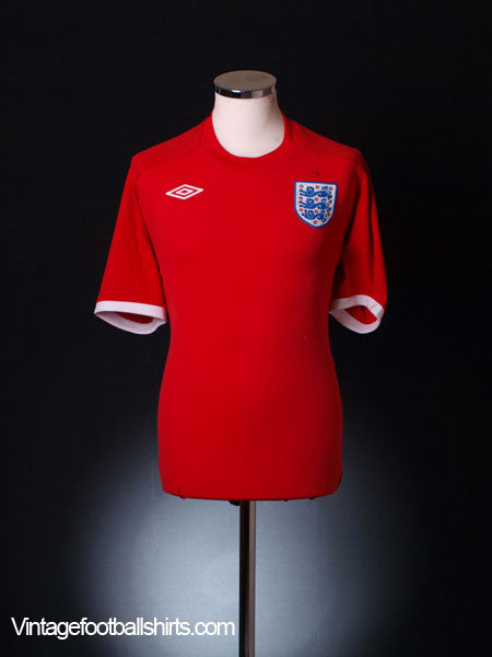2010-11 England Away Shirt L Football Shirt