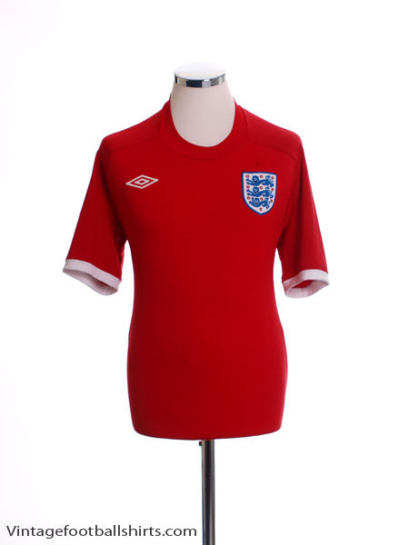 2010-11 England Away Shirt M Football Shirt